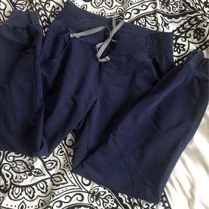 SOLD figs xs navy blue jogger